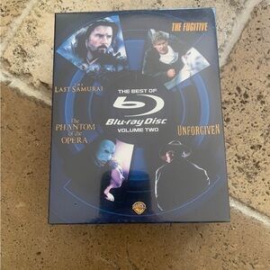 Blu Ray Set Last Samurai Phantom of the Opera the Fugitive Unforgiven